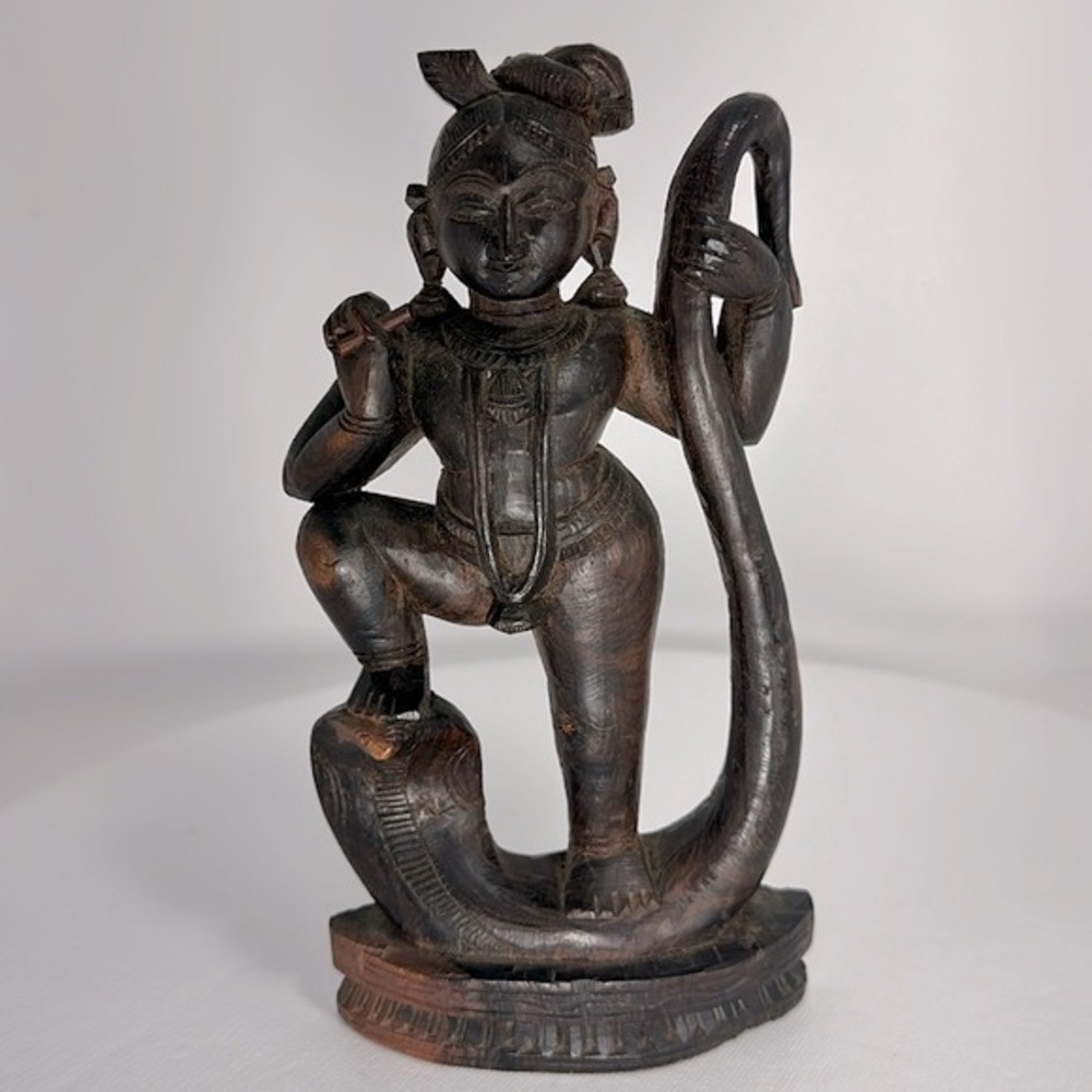 Handcrafted Brown Decorative Statue